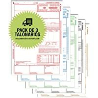 Pack 3 Talonarios CMR Autocopiativos - 5 copias numeradas
